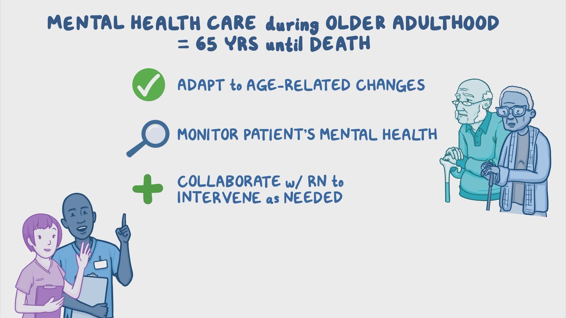 Mental Health Care of Older Adults - Osmosis Video Library