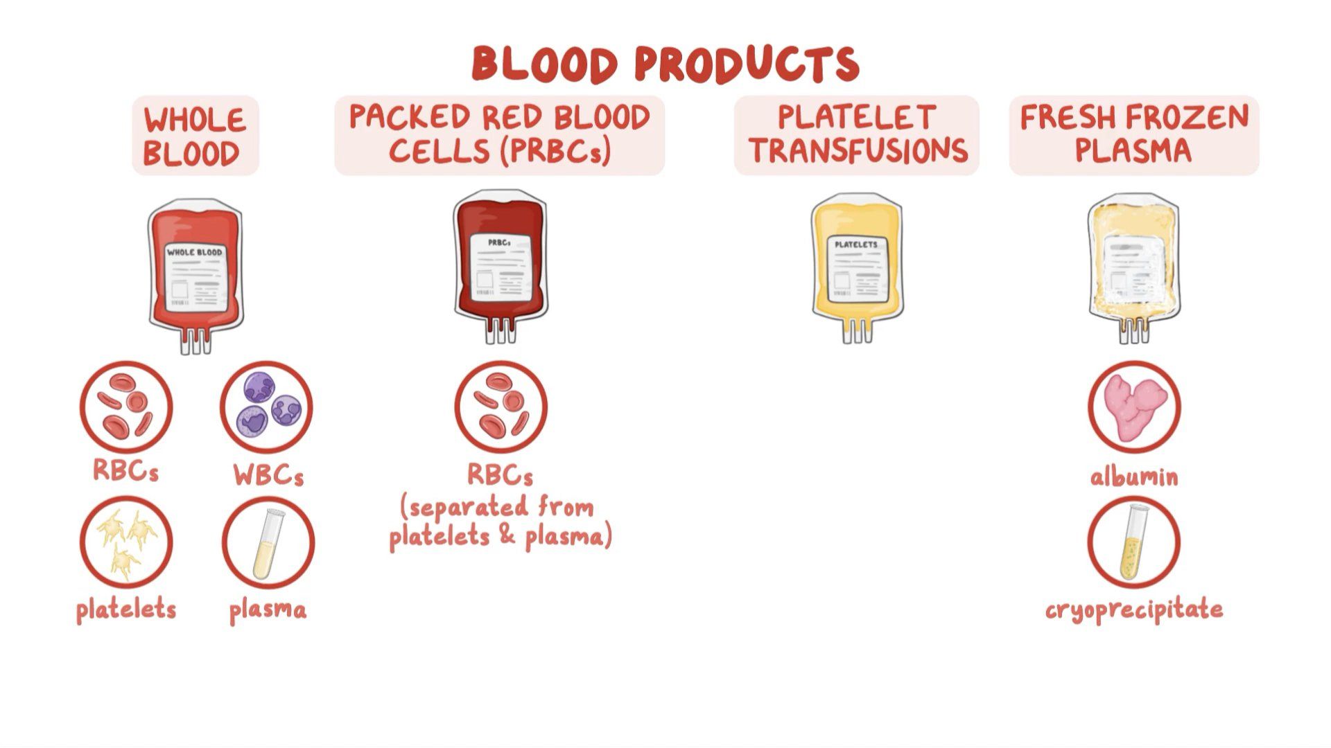 Blood Products Nursing Pharmacology Osmosis Video Library